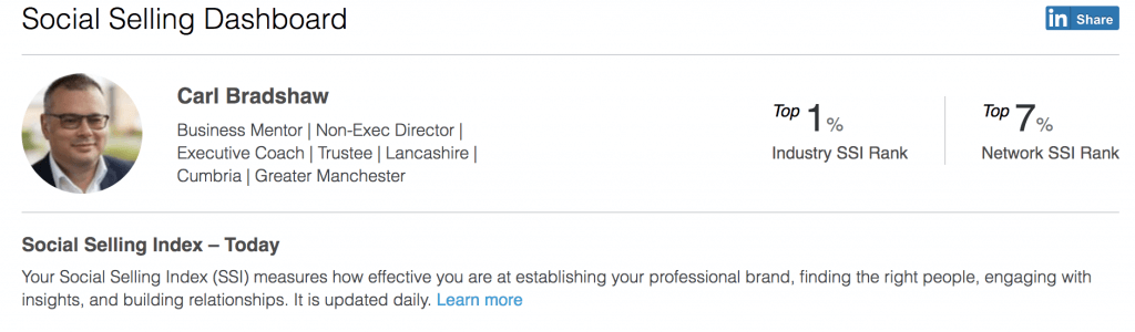 Linkedin Social Selling Index